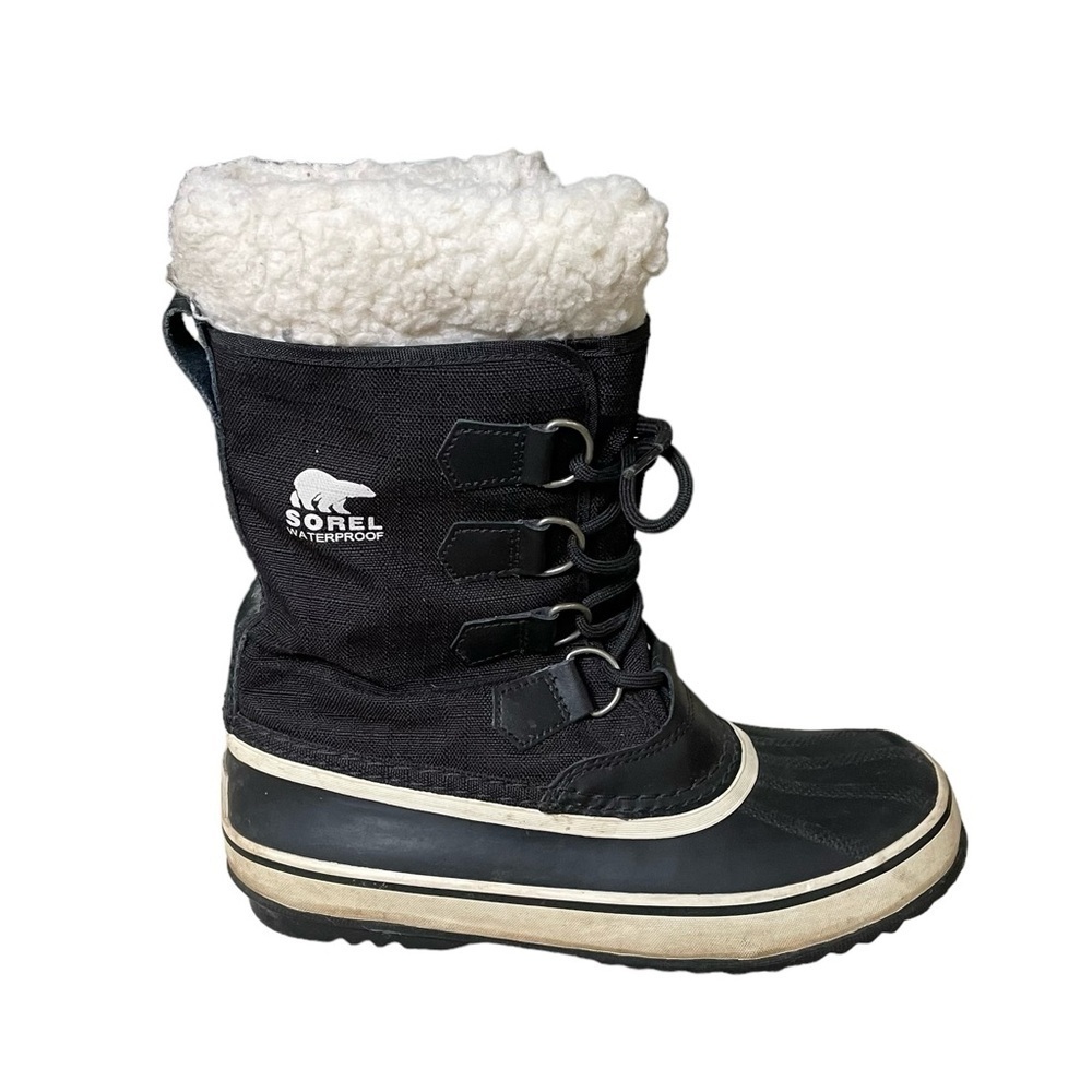 SOREL Women’s Winter Waterproof Carnival Snow Boot Black 7
